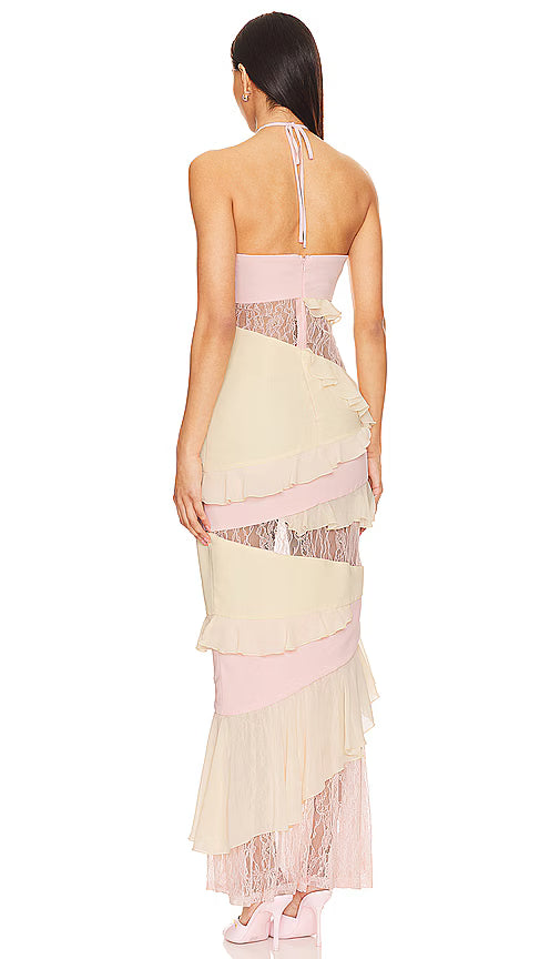 Blush Petal Dream Maxi Dress