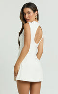 Ivory Cutout Muse Mini Dress