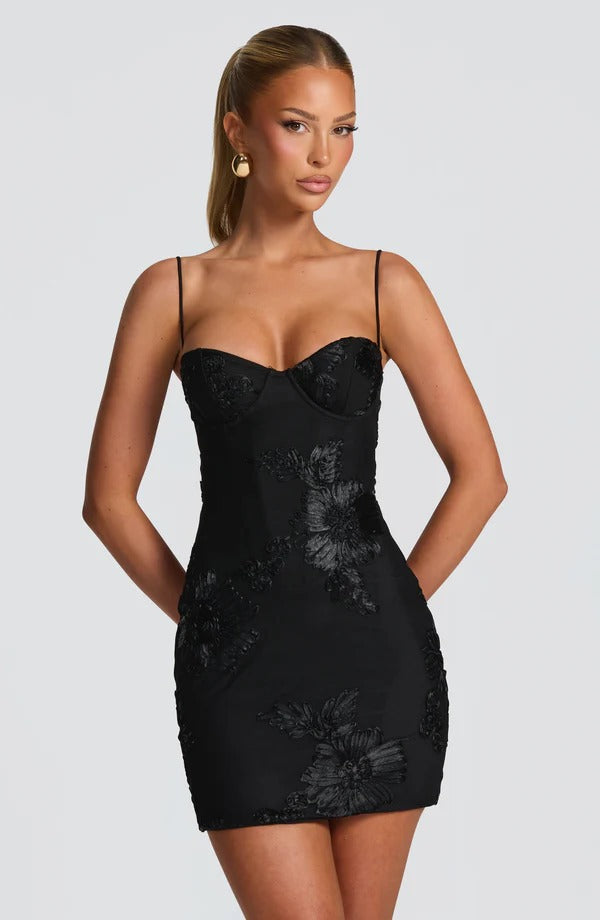 Black Bloom Temptation Dress