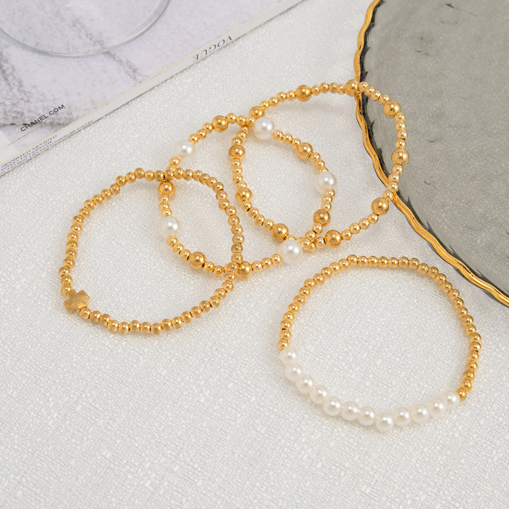 Opaline Luxe Bead Bracelet Set