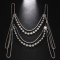 Rhinestone Tassel Shoulder Chain – Glam Dress Accessory
