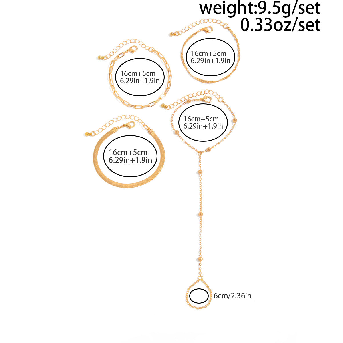 Celeste Diamond Hand Chain