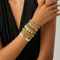 Pearluxe Beaded Bracelet Stack