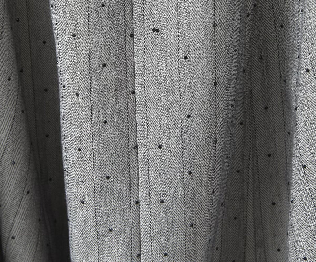 Silver Dottie Crystal Mini Dress