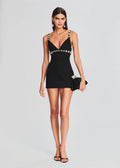 Midnight Crystal Mini Dress