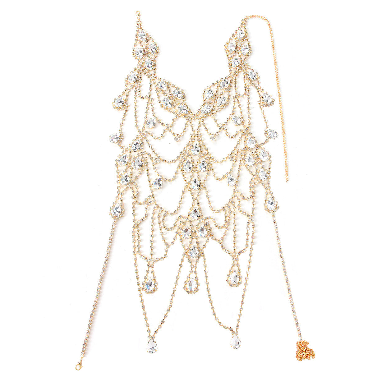 Rhinestone Body Chain – Sparkling Party Vibes