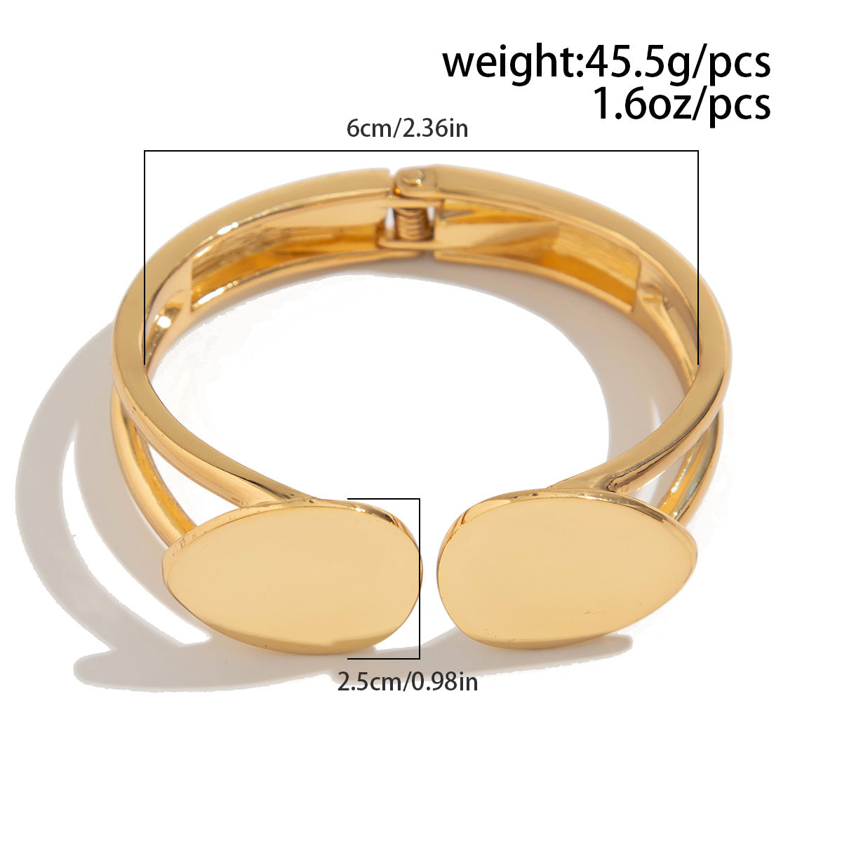 Lunara Layered Disc Bracelet Set