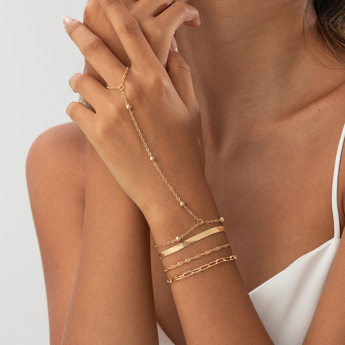 Celeste Diamond Hand Chain