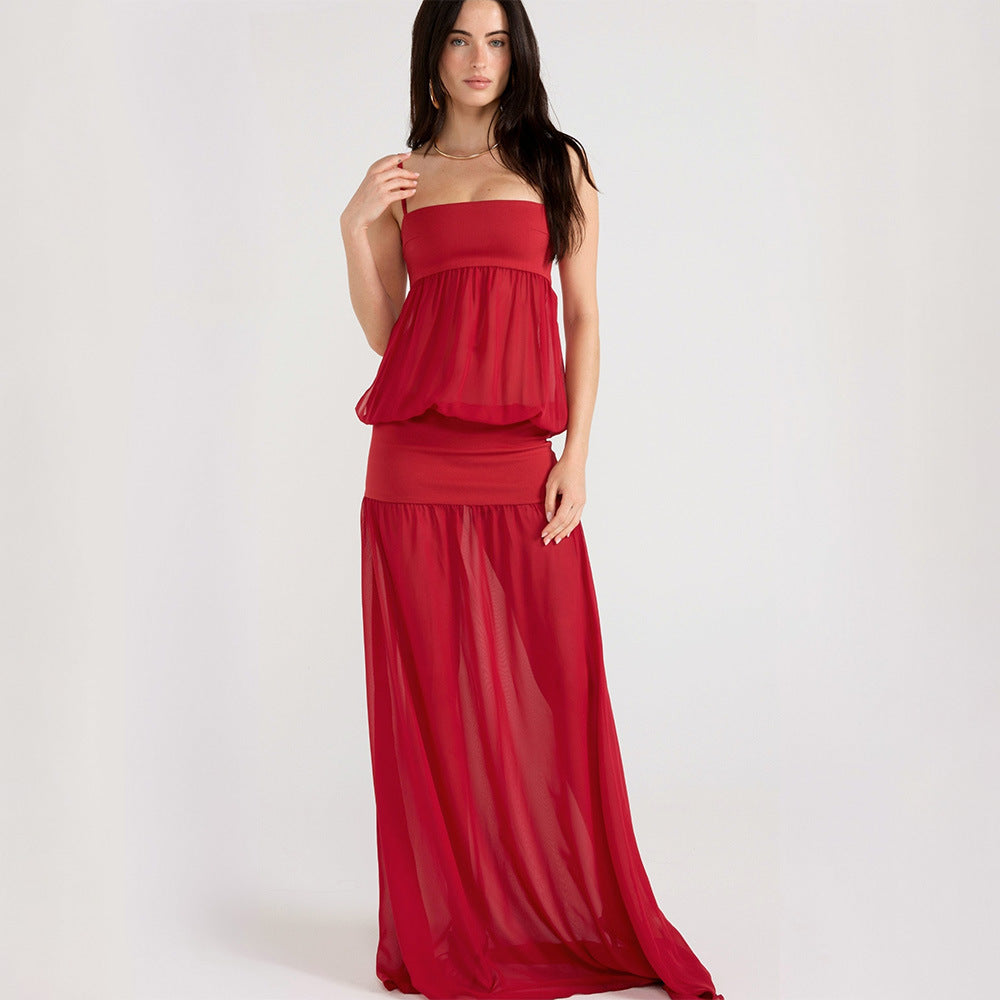 Crimson Escape Gown