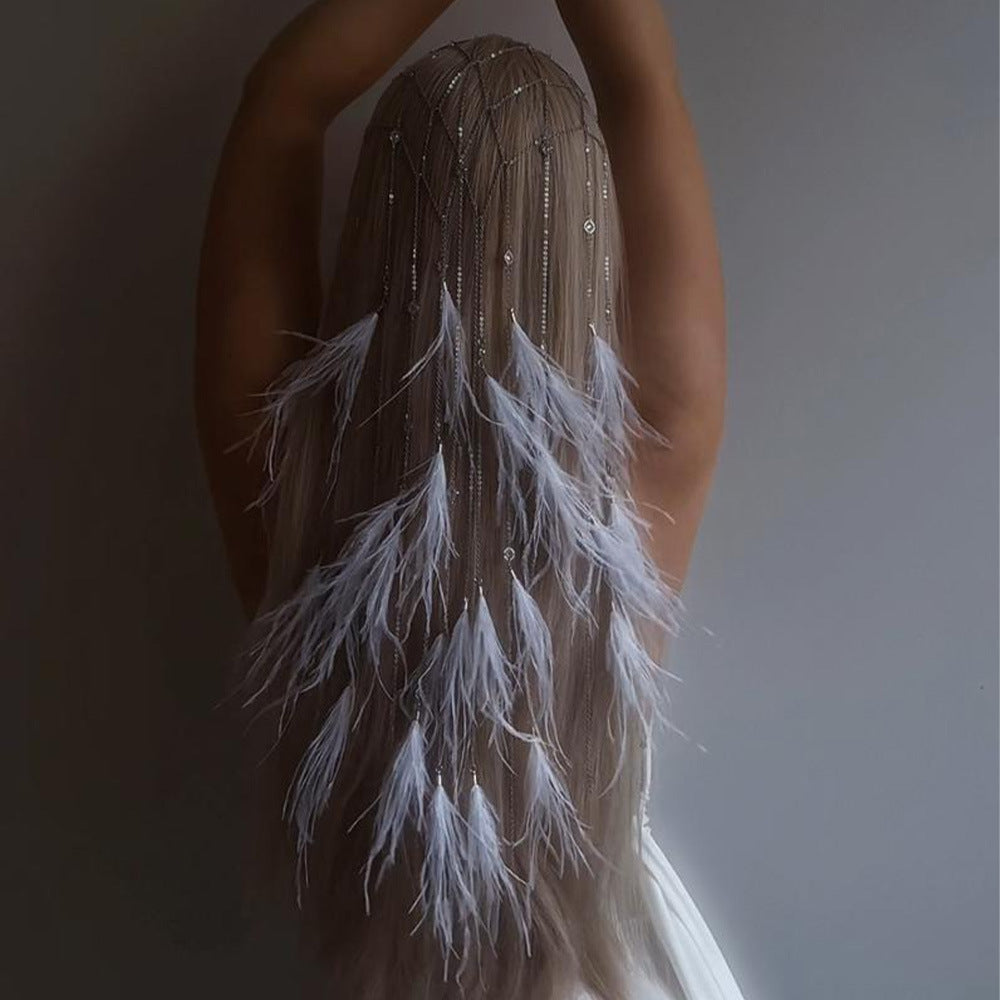 Feather Headpiece – Festive Glam Accessory