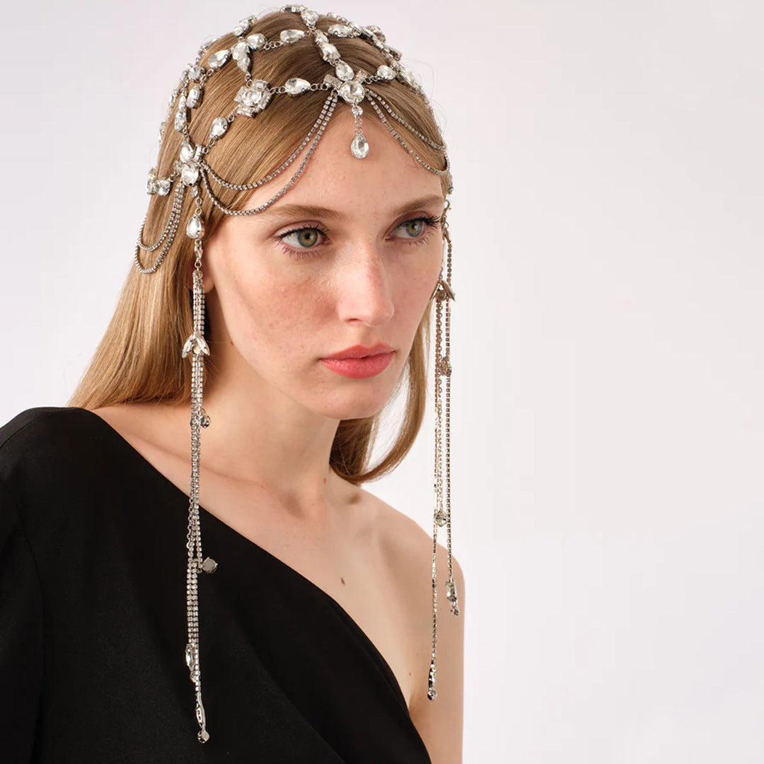 Rhinestone Headpiece – Festive Glam Accessory