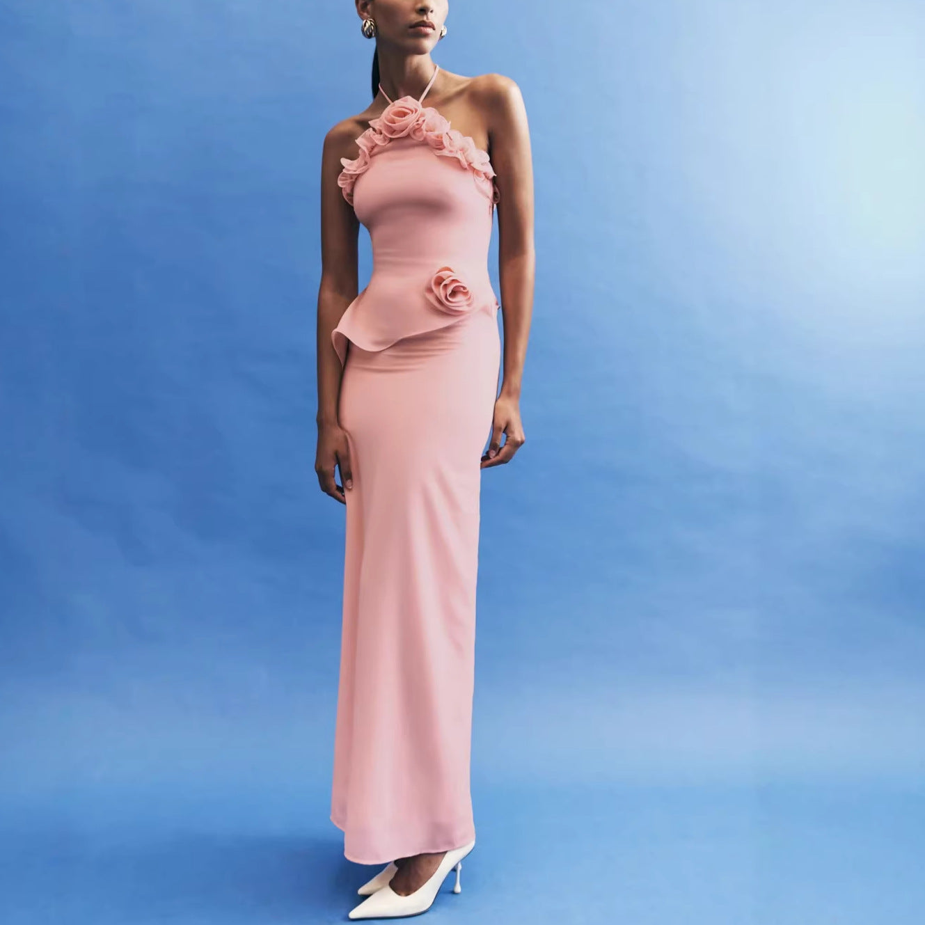 Petal Breeze Maxi Dress