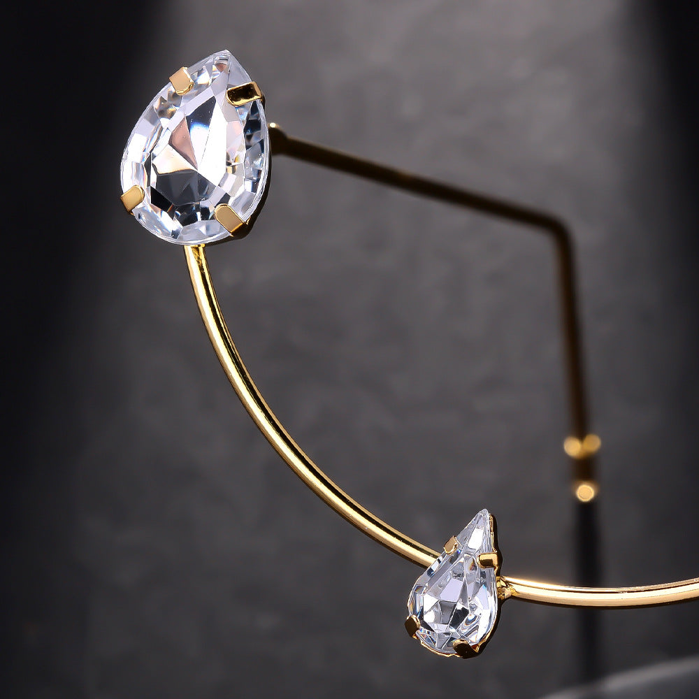 Rhinestone Frameless Party Glasses – Sparkle Vibes