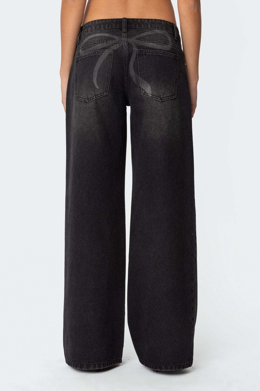 Black Westbrook Vintage Wide Jeans