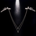 Rhinestone Back Chain – Elegant Dress Jewelry