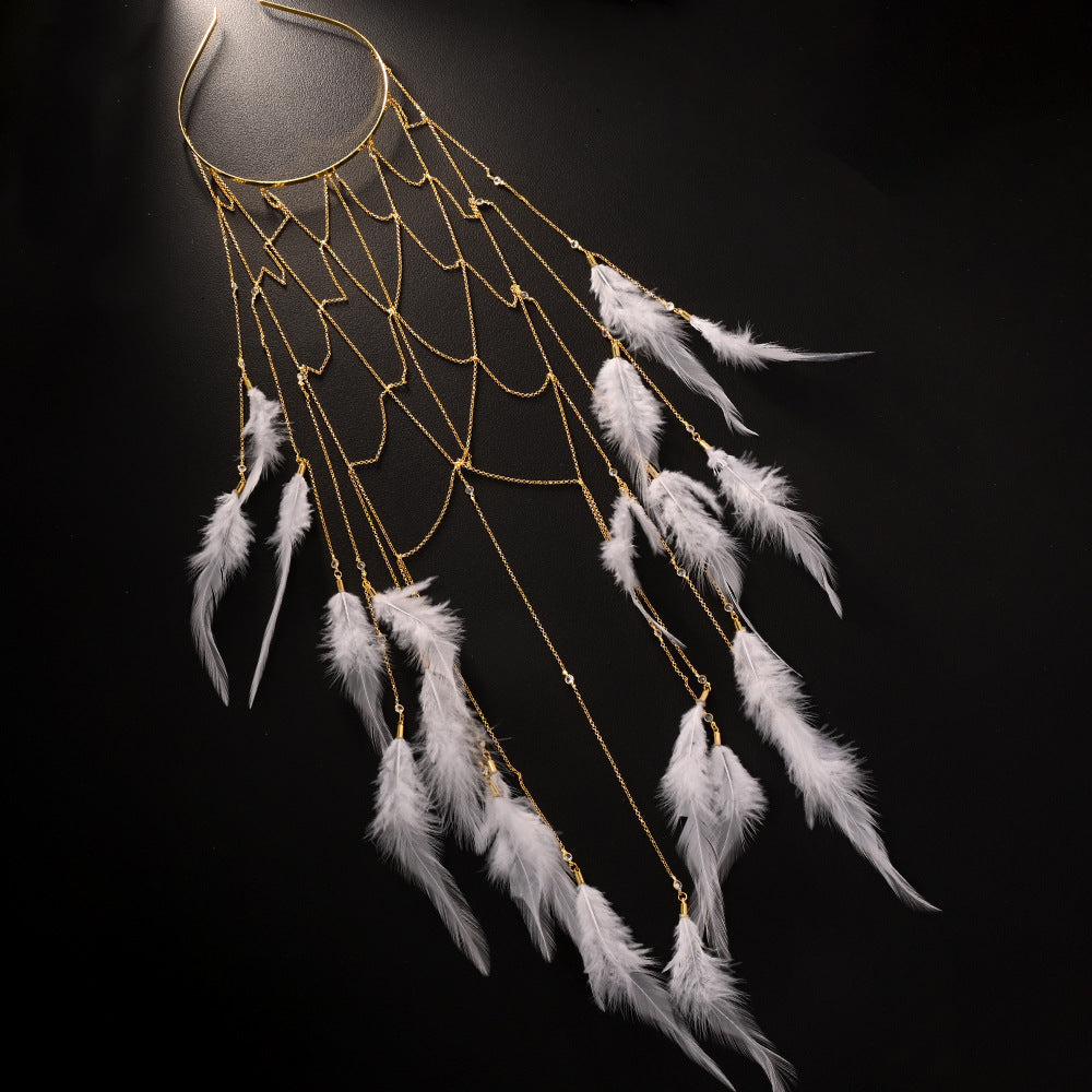 Feather Headpiece – Festive Glam Accessory