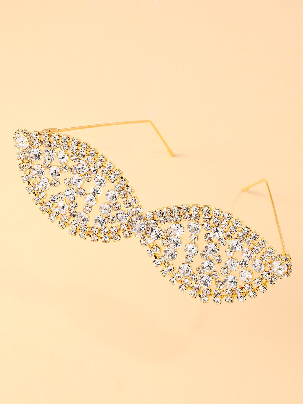 Rhinestone Frameless Party Glasses – Sparkle Vibes