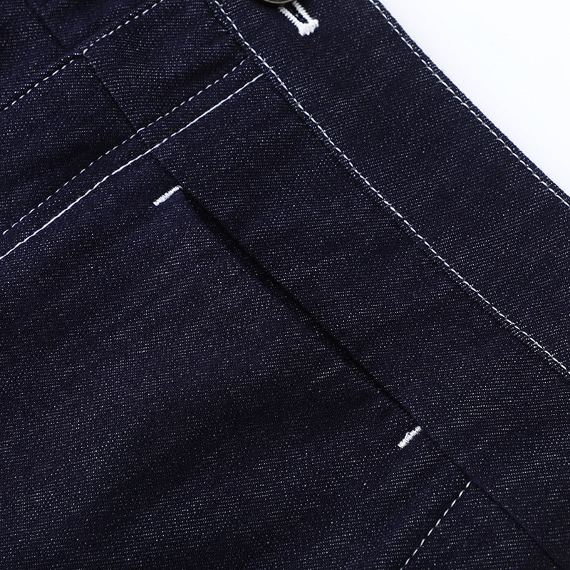 Midnight Edge Denim Mini Skirt