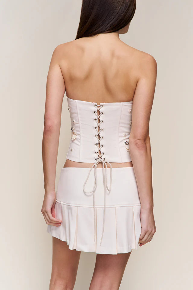 Moonlit Crystal Corset Top