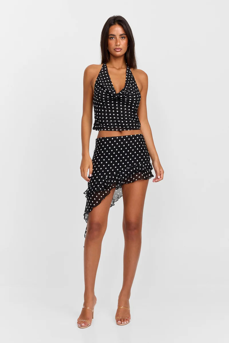 Midnight Dot Sheer Cami