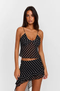 Midnight Dot Sheer Cami