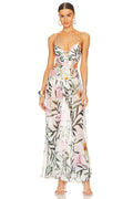 Botanical Dream Sheer Gown