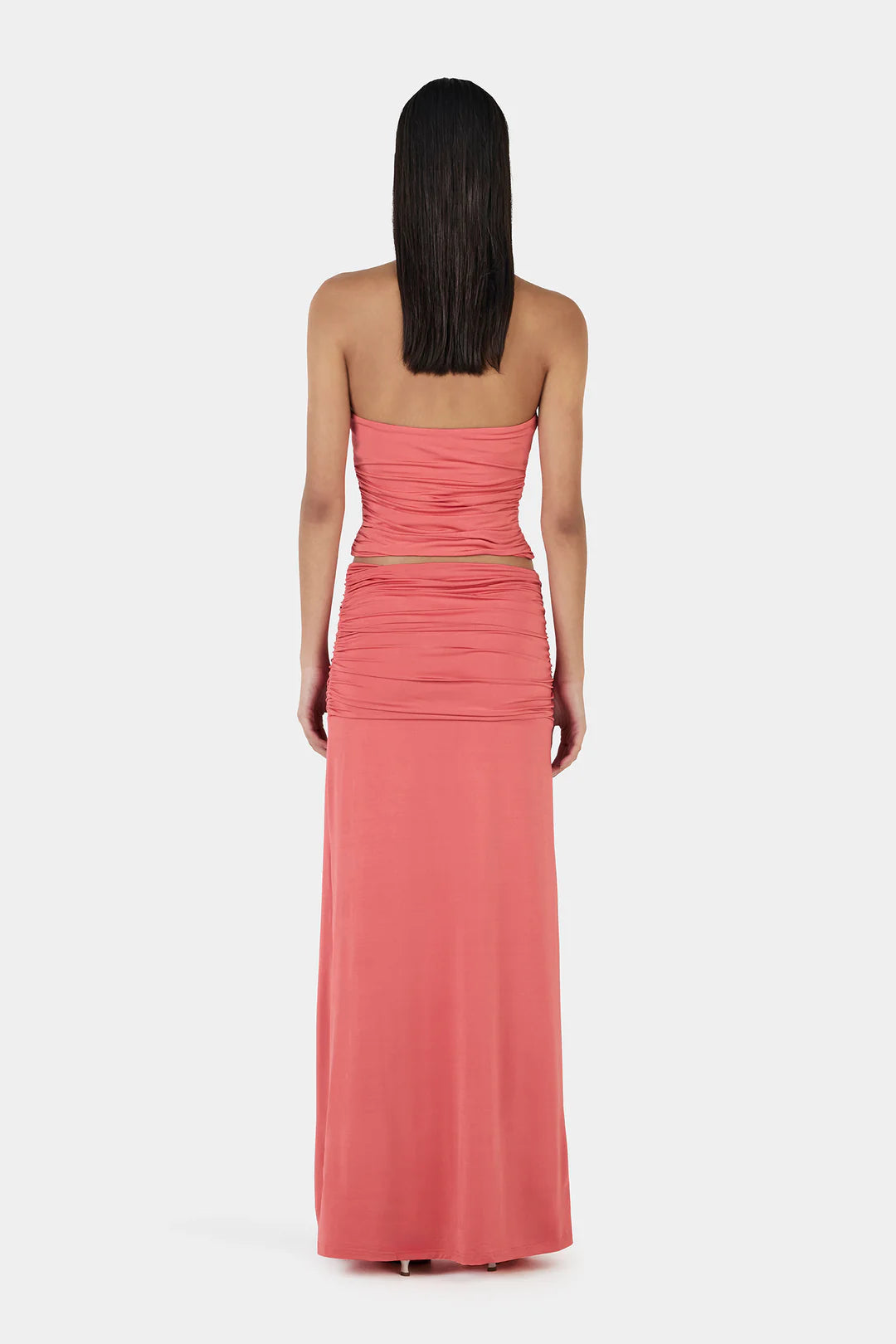 Watermelon Kiss High-Waist Maxi Skirt
