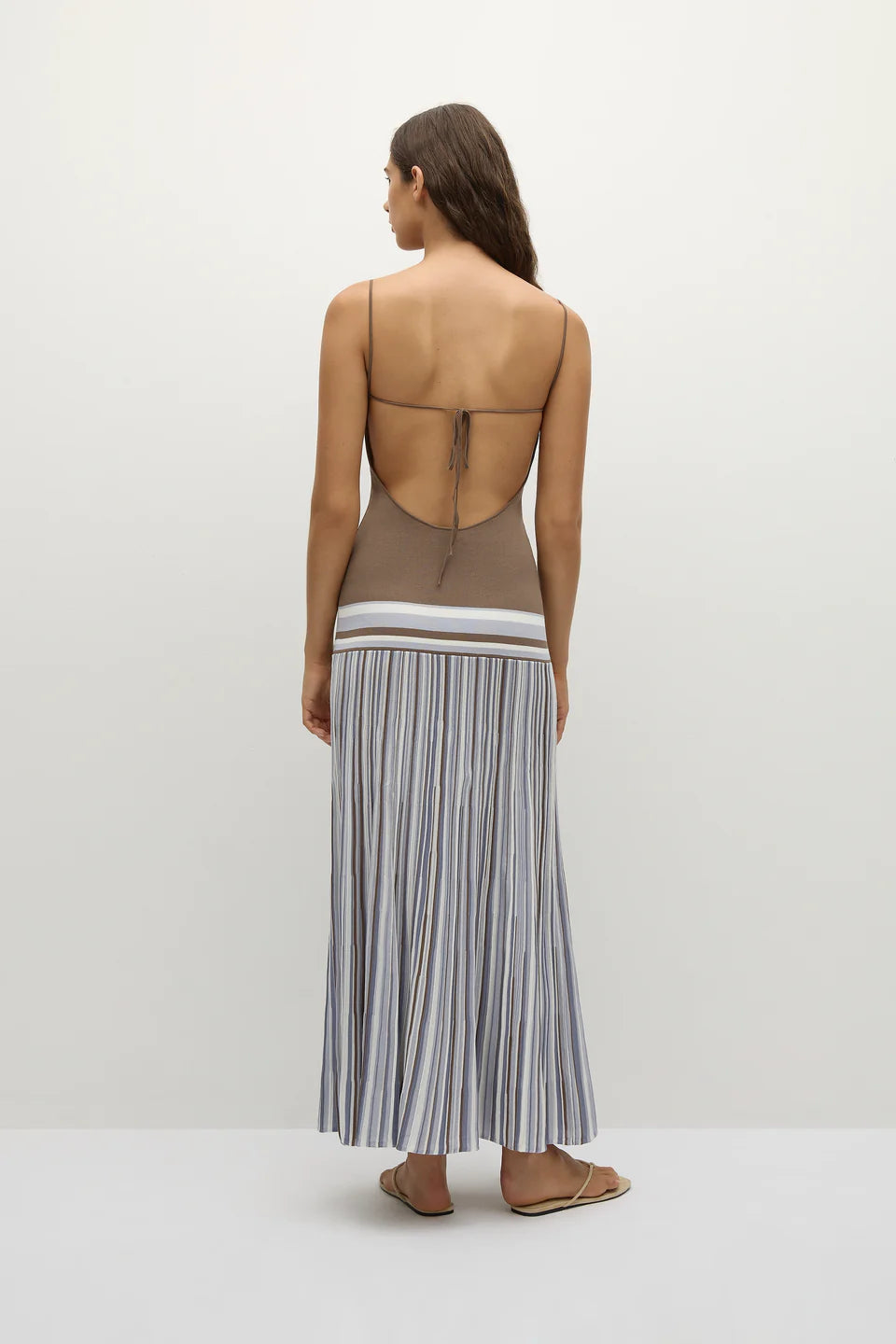 Amber Tide Colorblock Maxi Dress