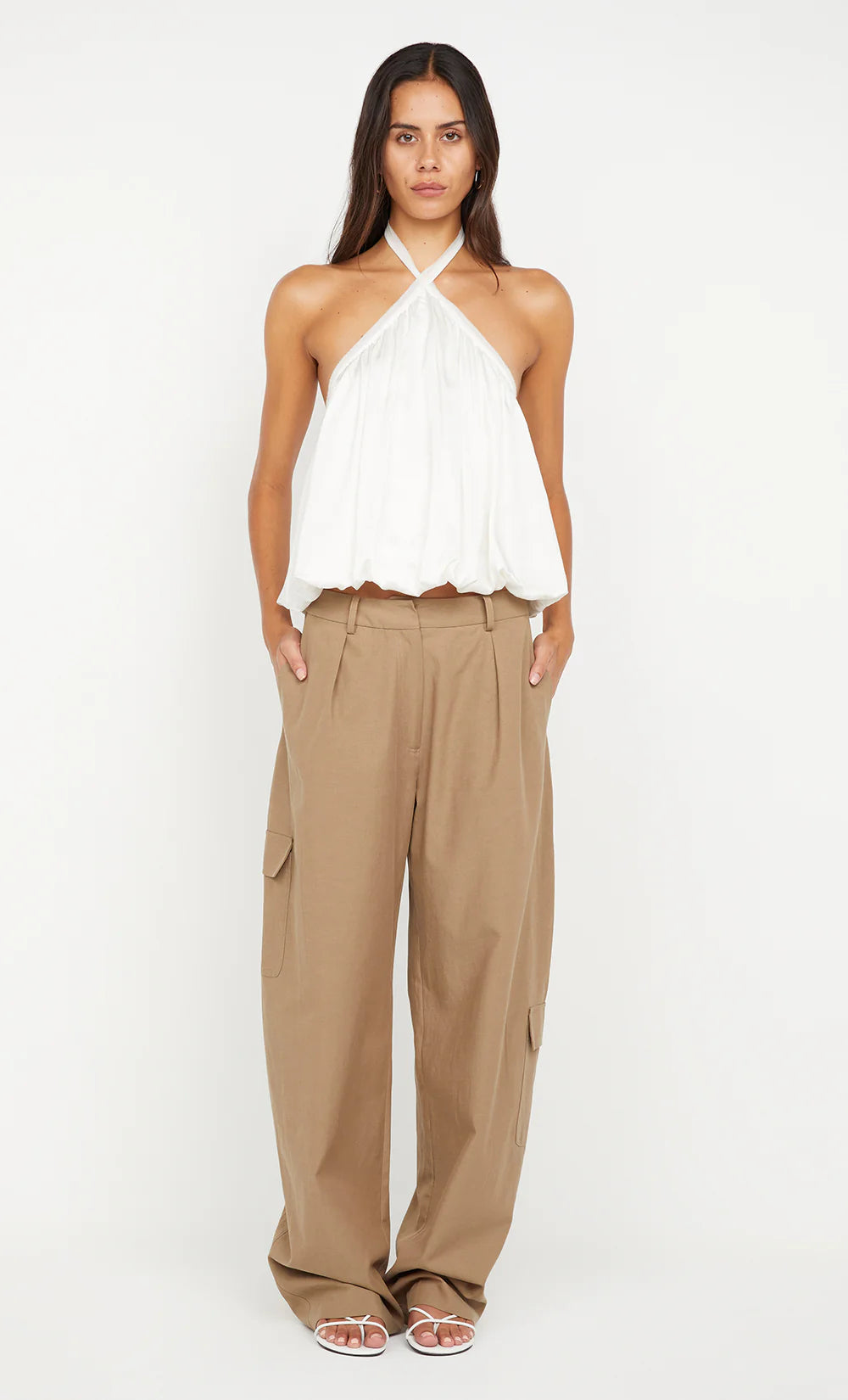 Cloud Drift Halter Top