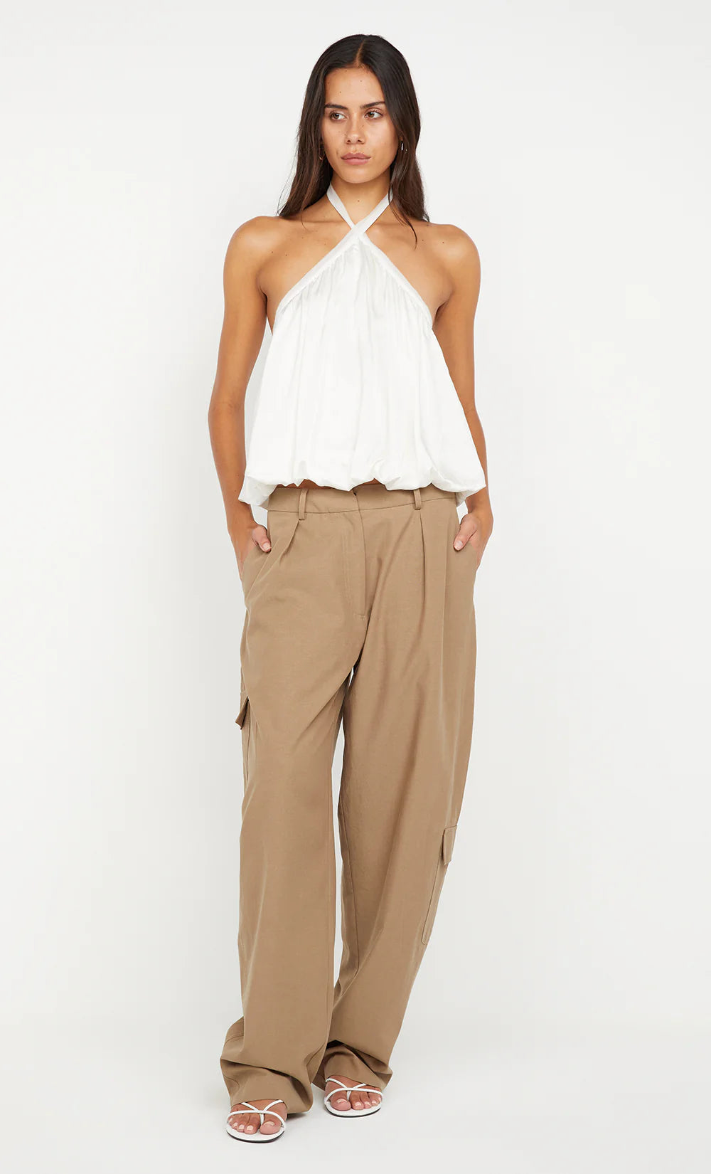 Cloud Drift Halter Top