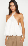 Cloud Drift Halter Top