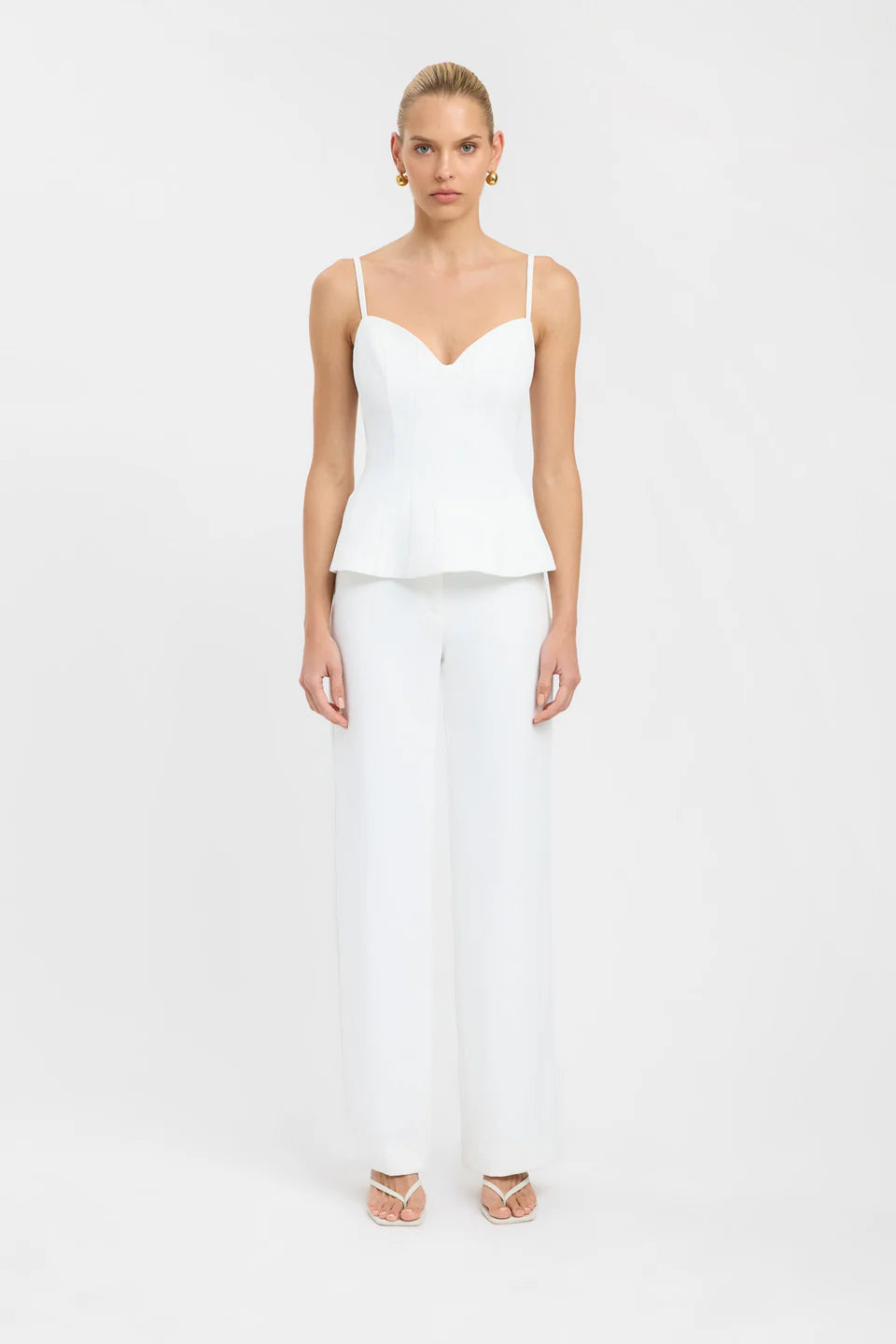 Ivory Softflare Cami Top