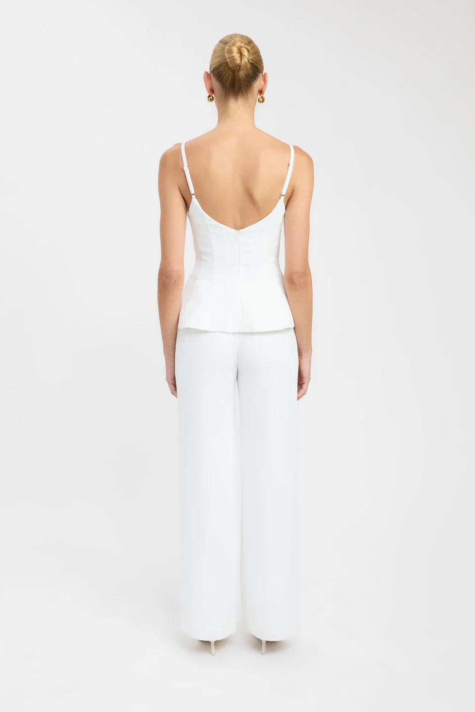 Ivory Softflare Cami Top