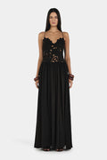 Midnight Lace Whisper Maxi Dress