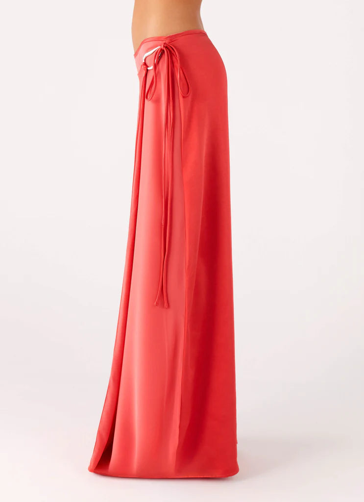 Sunset Silhouette Maxi Skirt