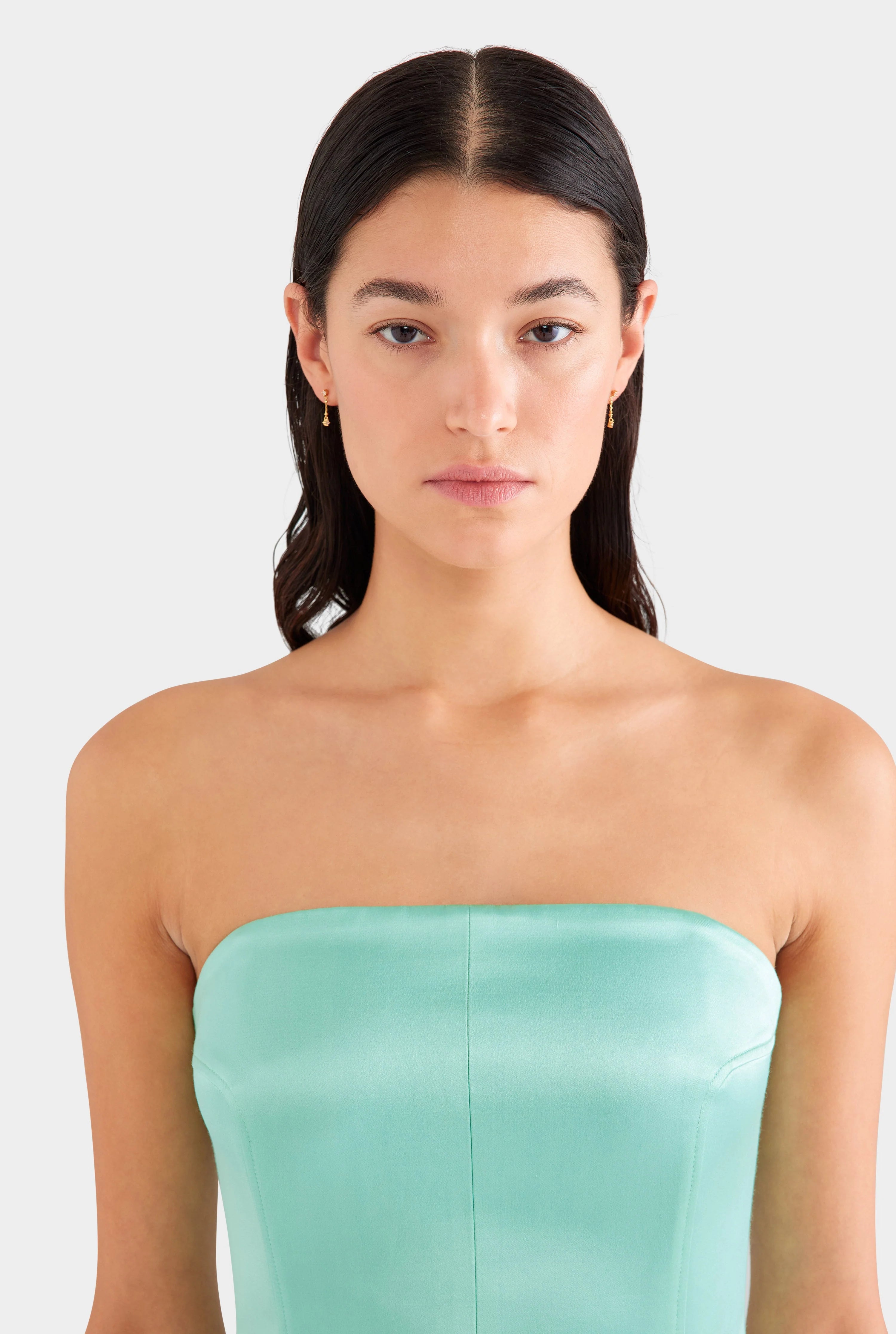 Emerald Grace Mini Dress