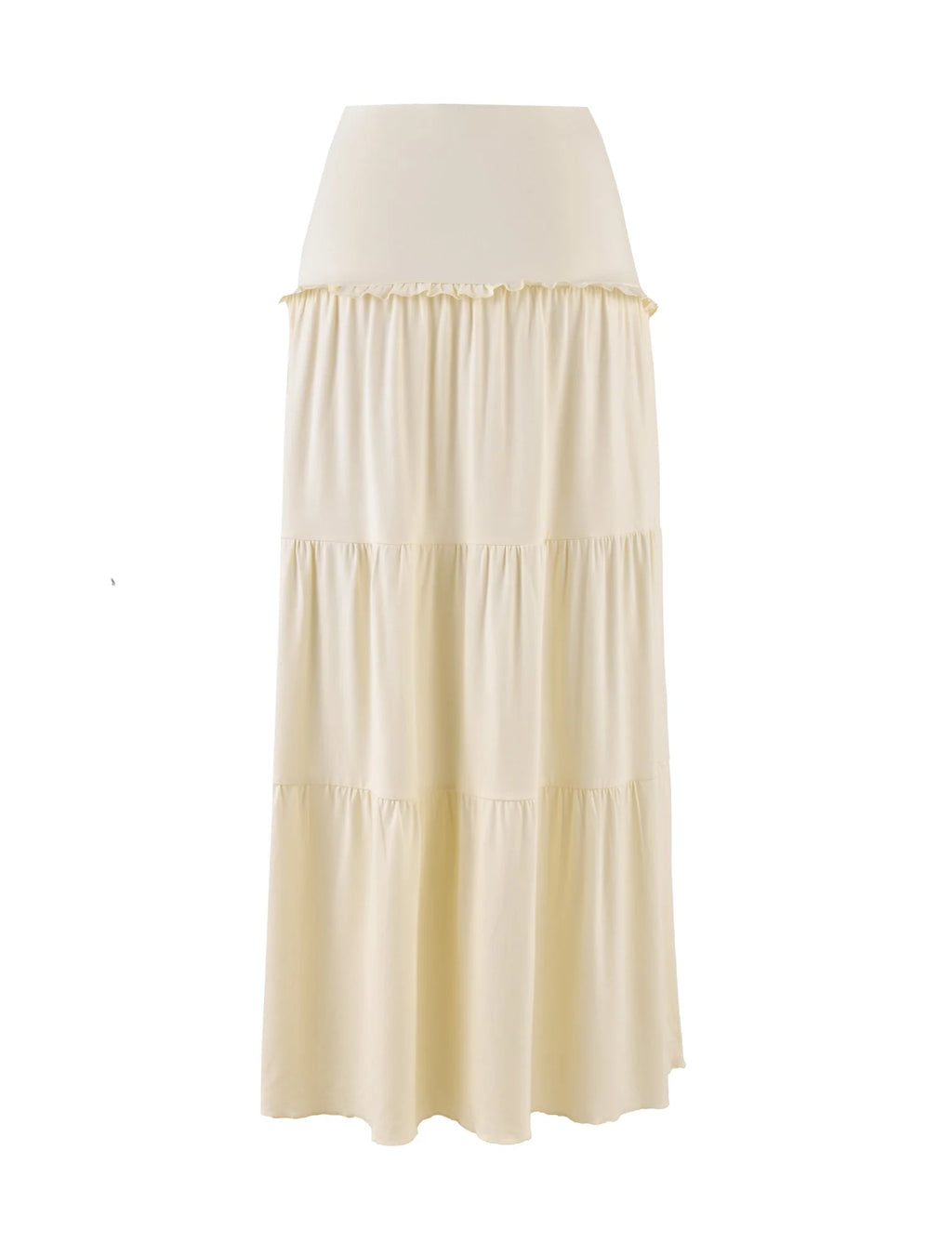 Sahara Flow Ruffle Maxi Skirt