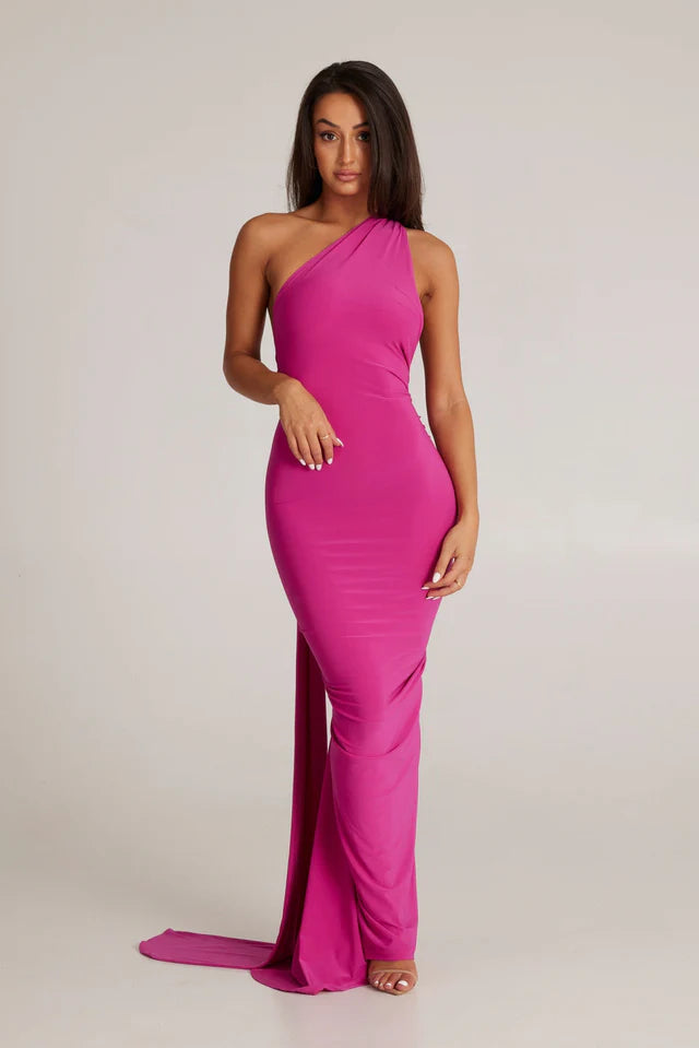 Velora Sash Drape Gown