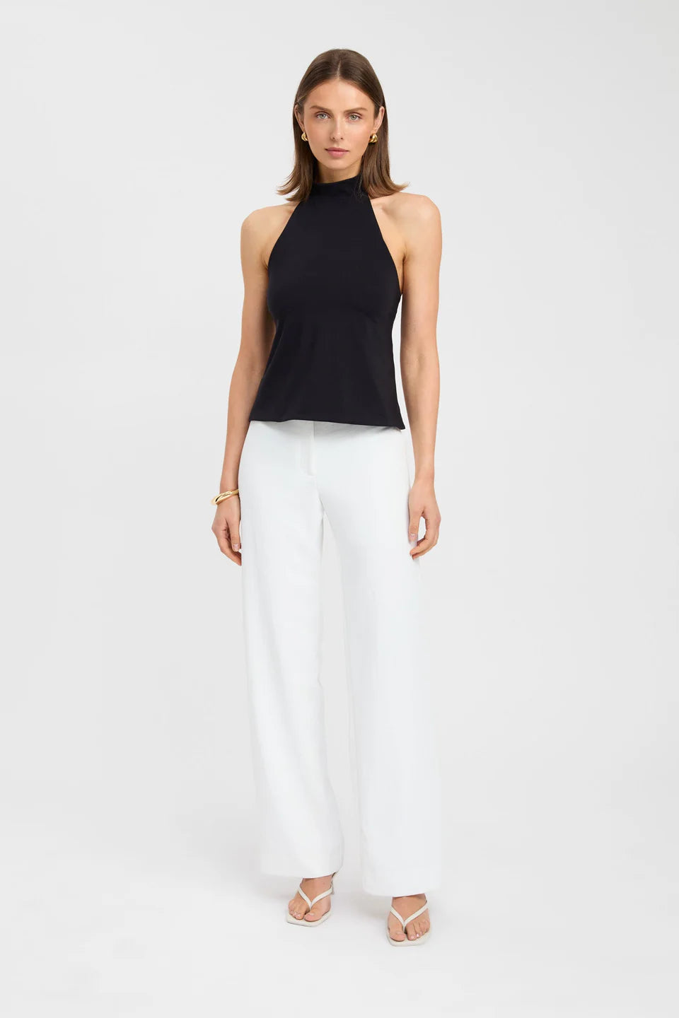 Noir Bareback Halter Top