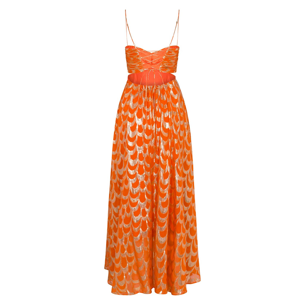 Golden Sunset Escape Dress