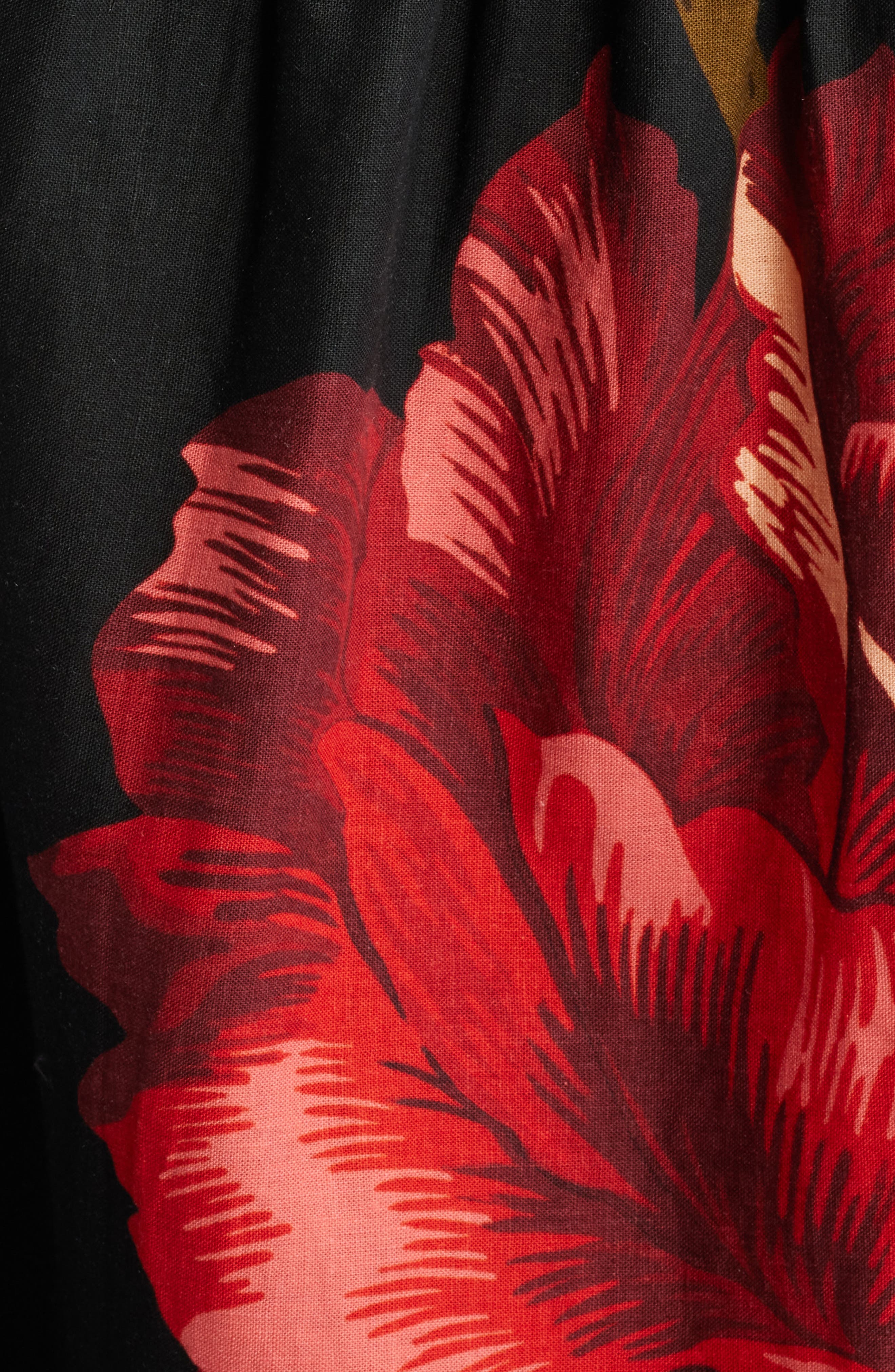 Rosalia Linen Blend Strapless Midi Dress