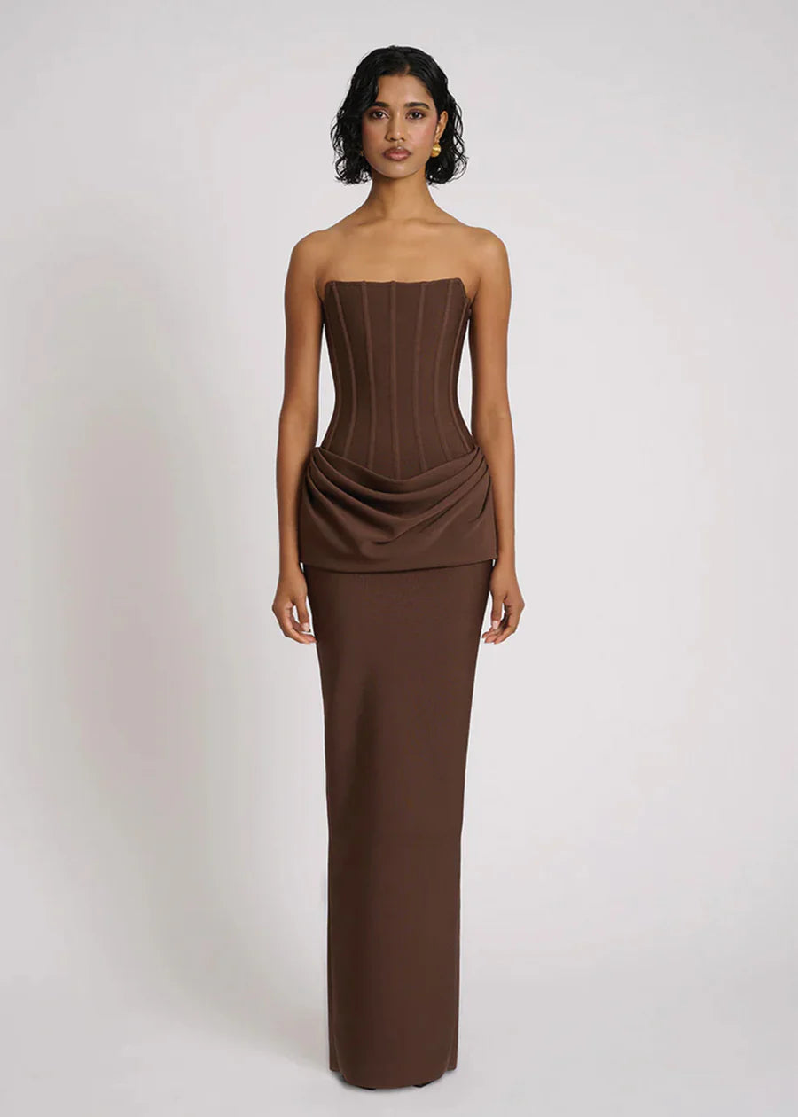 Dark Magnolia Gown