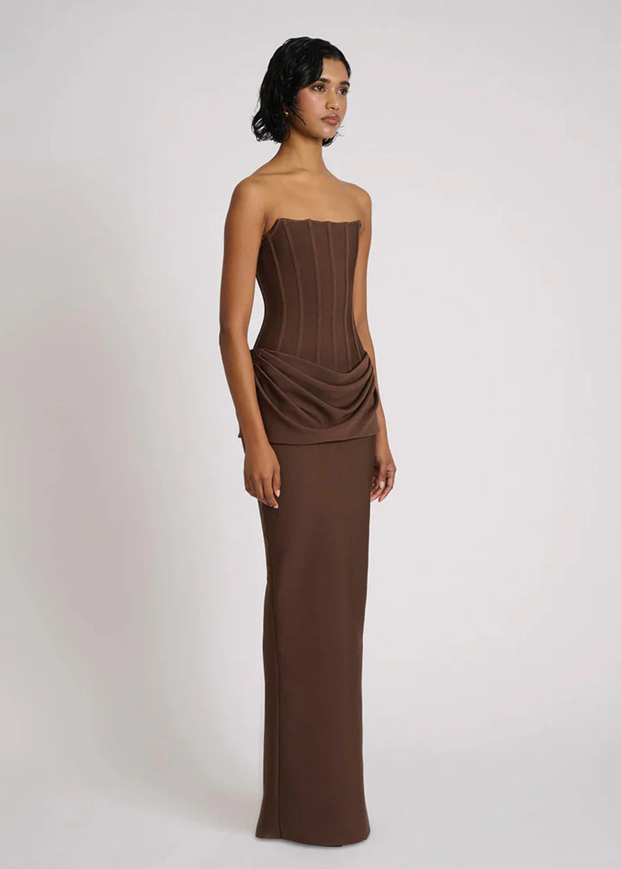 Dark Magnolia Gown