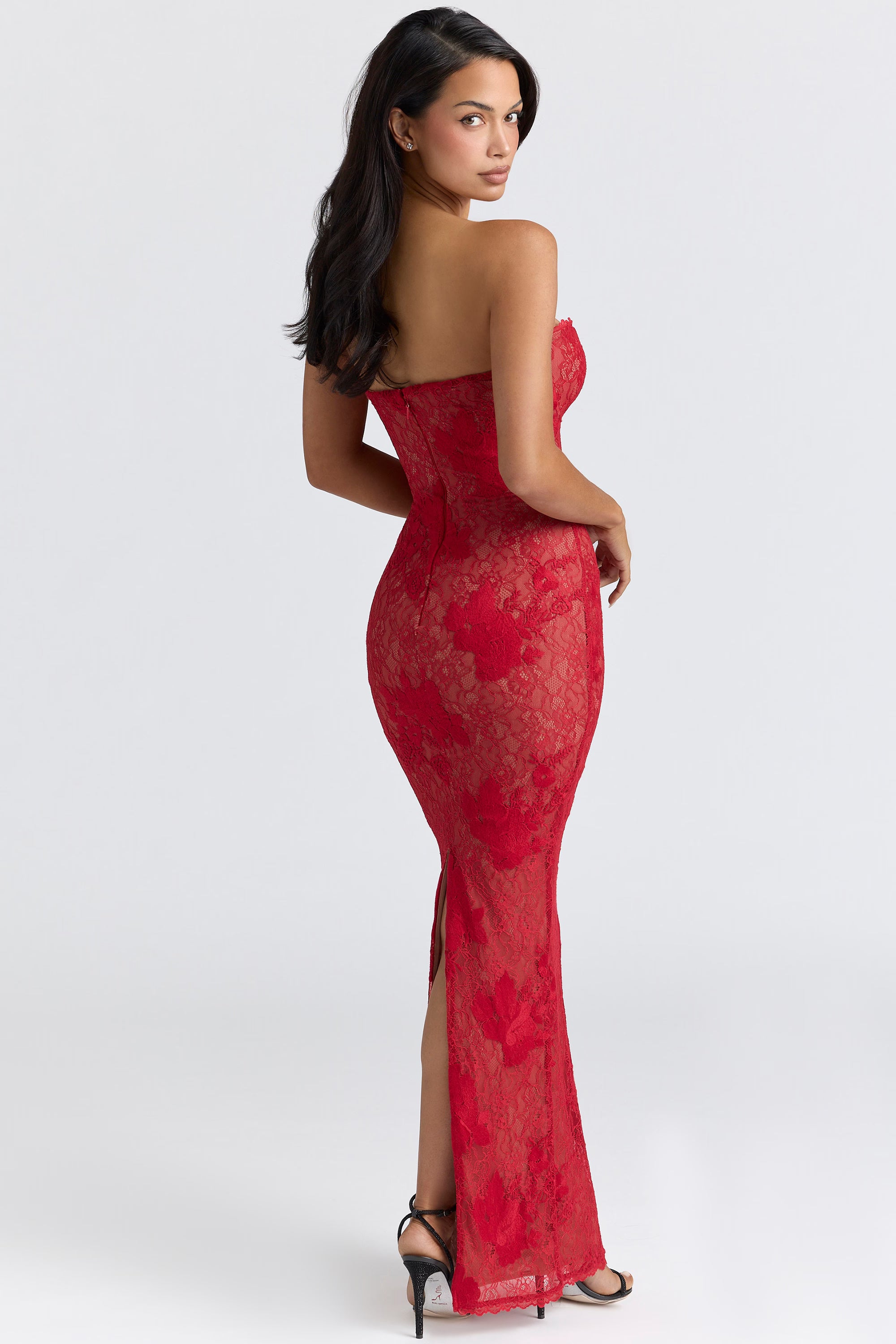 Scarlet Lace Siren Gown