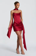 Crimson Allure Mini Dress