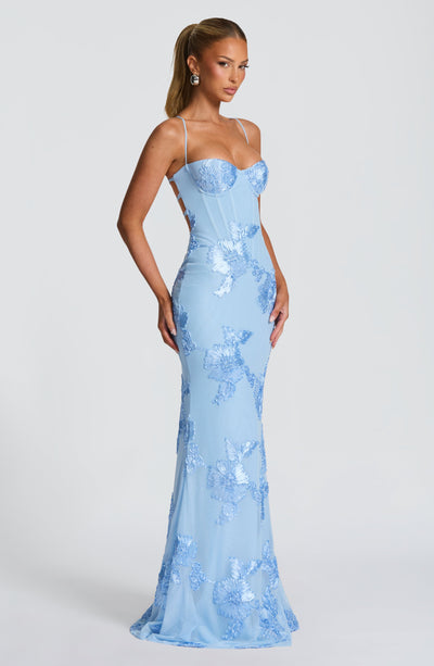 Blue Seraphina Mermaid Gown