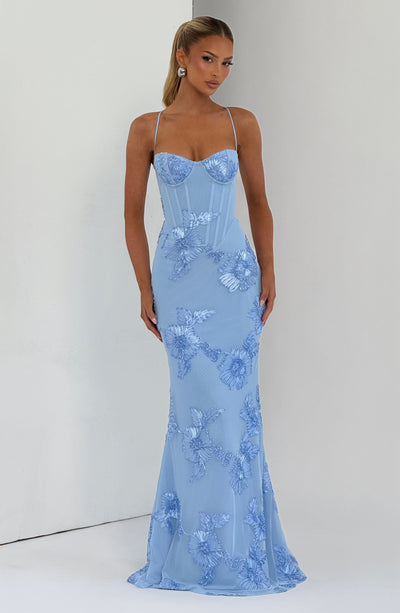 Blue Seraphina Mermaid Gown