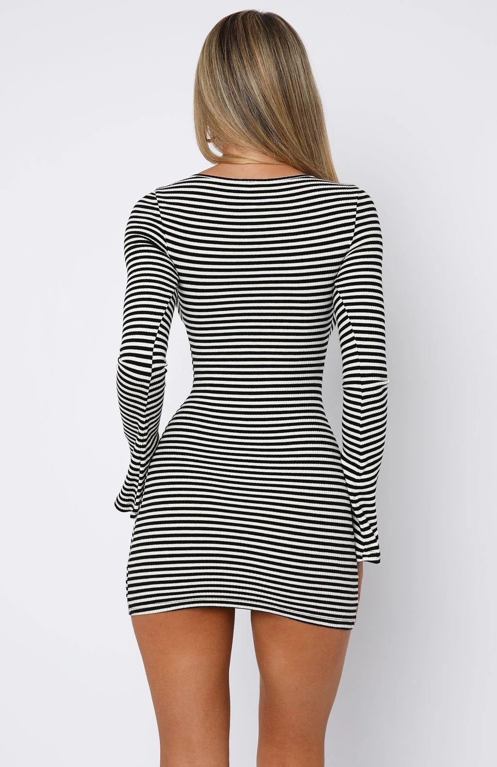 Monochrome Muse Melody Mini Dress