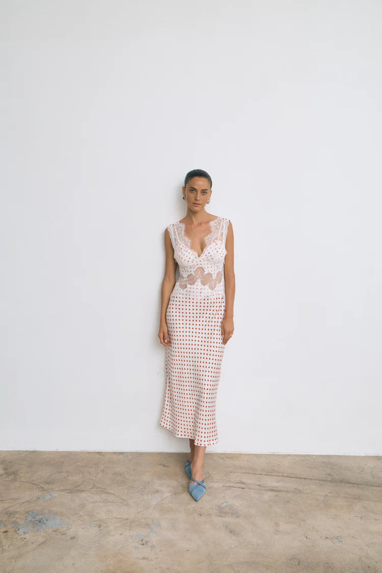 Café Romance Midi Dress