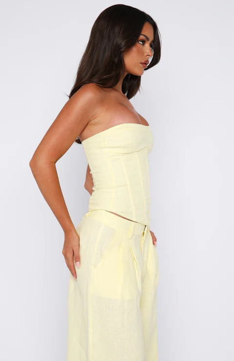 Buttercream Corset Top
